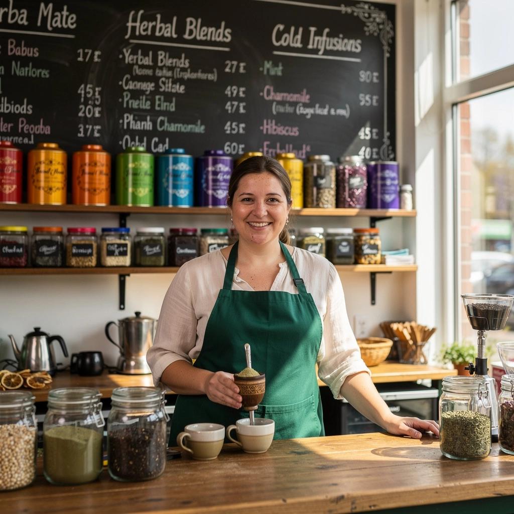 Egy csoport barát, akik együtt élvezik a yerba mate-t.